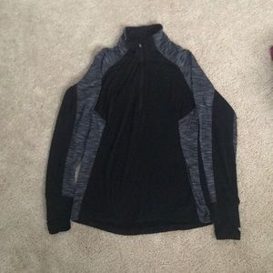 quarter zip athletic jacket